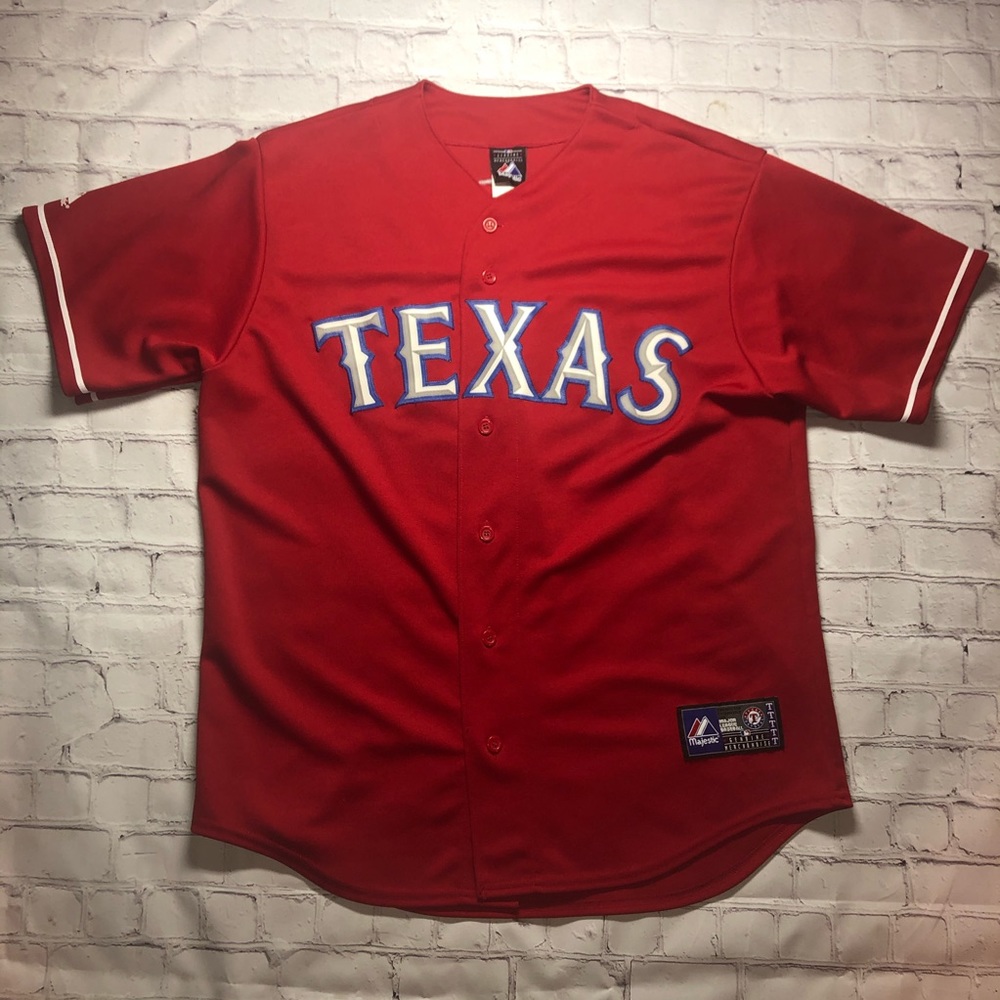 Majestic Rangers Adrian Beltre Jersey